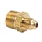 Thrifco Plumbing No. 48 1/4 Inch x 3/8 Inch Brass Flare MIP Adapter 9448006 - alternate 1